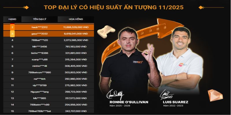 Biểu đồ thu nhập hoa hồng đại lý theo thời gian