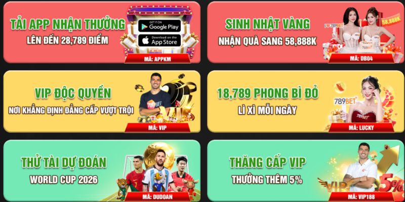 Tổng quan khuyến mãi trên nền tảng 789bet